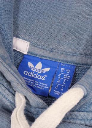 Оригинальное худи с washed эффектом от adidas originals4 фото