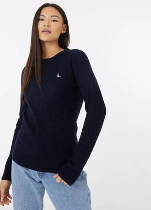 Светр вовняний джемпер пуловер jack wills tinsbury merino wool реглан кофта свитер шерстяной4 фото