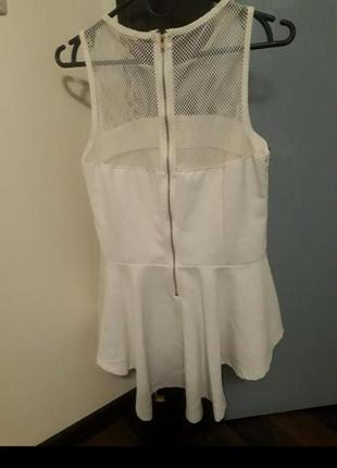 Шикарная блуза блузка з декором zarina с баской6 фото