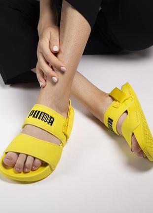 Сандали puma sandal yellow сандалі боссоножки босоніжки8 фото