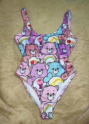 Боді, майка, купальник, топ, ведмедики принт, care bears graphic