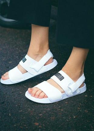 Сандали puma sandal white сандалі боссоножки босоніжки10 фото