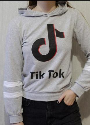 Крутая толстовка с капюшоном tik tok