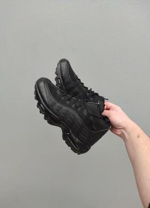 Nike air max 95 sneakerboot black3 фото