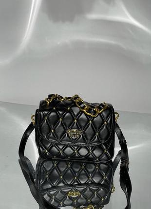 Сумка guess triana flap shoulder bag black1 фото