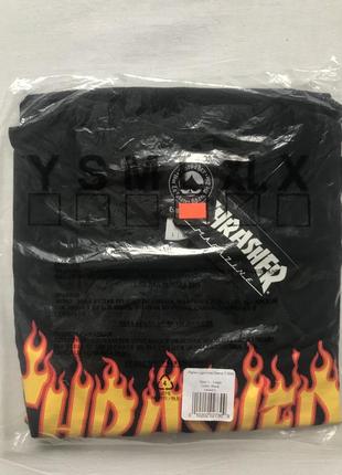 Thrasher flame long sleeve t-shirt1 фото