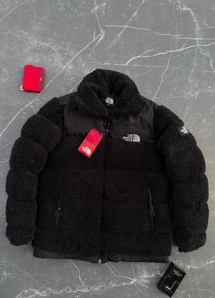 Плюшева куртка the north face