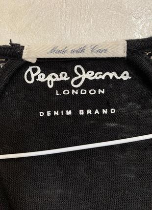 Лонгслив футболка бренда pepe jeans оригинал. размер s-м.7 фото