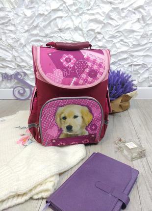 Рюкзак ортопедический space "собачка в кармане" для девочки розовый 33*26*13 см4 фото