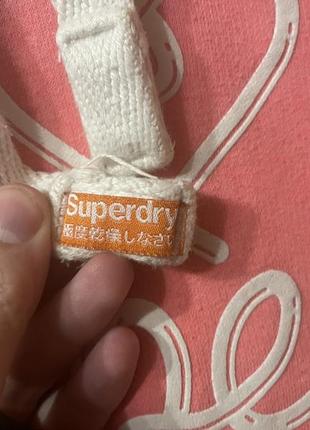 Худи женское superdry розовый