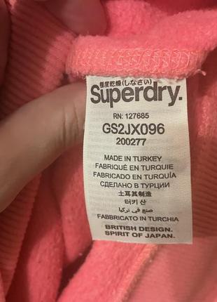 Жіноче худі superdry рожеве4 фото