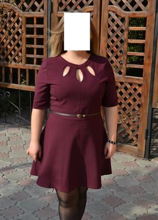 Брендові сукні river island кольору марсала, бордо
