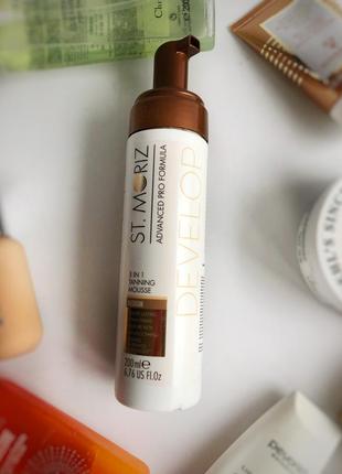 Автобронзатор-мус st.moriz advanced 5in1 tanning mousse medium 200 мл