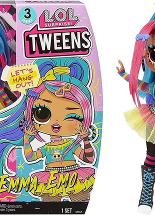 Лялька лол сюрприз емма емо  lol surprise tweens series 3 fashion doll emma emo 584070