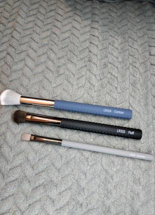 Набор профессиональных кистей laruce beauty 3 piece professional makeup brushes