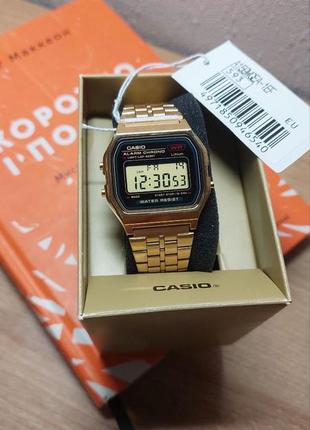 Оригинальные новые часы casio золотой