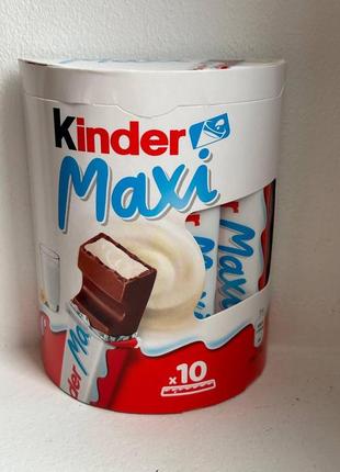 Цукерки kinder maxi шоколадки кіндер максі