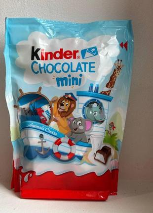 Конфеты шоколадные kinder chicolate mini кіндер шоколад міні1 фото