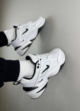 Nike m2k tekno white black2 фото