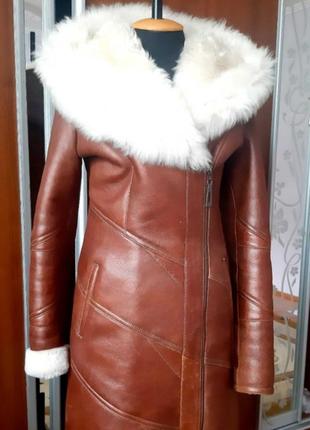 Натуральная кожаная дубленка