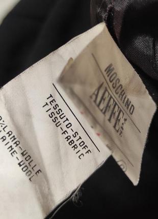 Классическая шерстяная юбка moschino couture4 фото