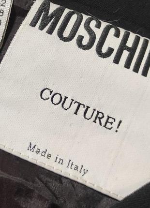 Классическая шерстяная юбка moschino couture2 фото