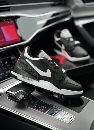 Nike air jordan legacy 312 low m black white7 фото