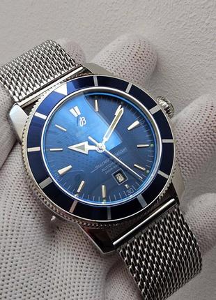 Швейцарские часы breitling superocean heritage b20 blue. топ качество