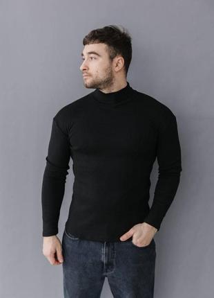 Гольф мужской утепленный трикотаж