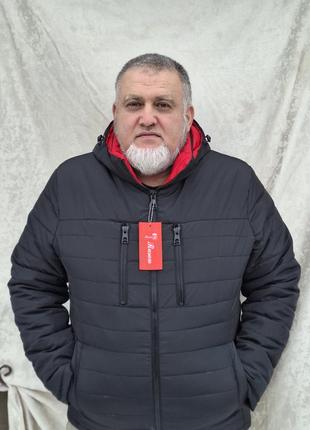 Чоловіча куртка пряма демісезон від українського виробника2 фото