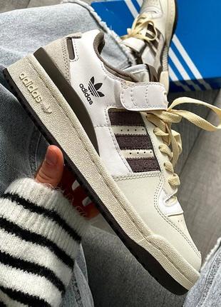 Adidas forum brown cream