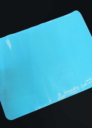 Килимок силіконовий для випікання рифлений 37 х 27 см блакитний stenson