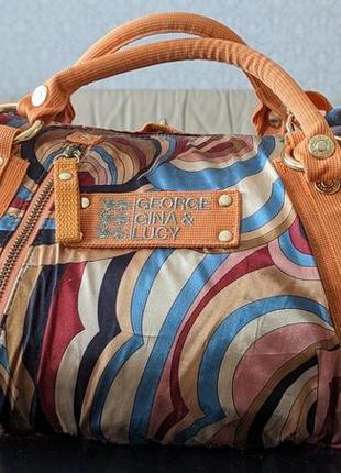 George gina&amp; lucy новая сумка яркая сумочка сумка на плечо шоппер2 фото