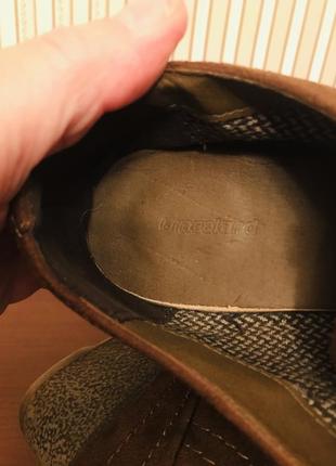 Немецкие туфли ( экозамша) graceland 41 (26.5-8.5)8 фото