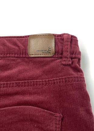 Вельветовые джинсы zara baby girl для девочки 9-12 месяцев, 80 см5 фото
