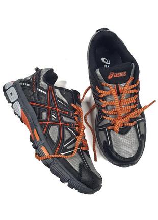 Кроссовки мужские asics gel - kahana 8 •black grey orange