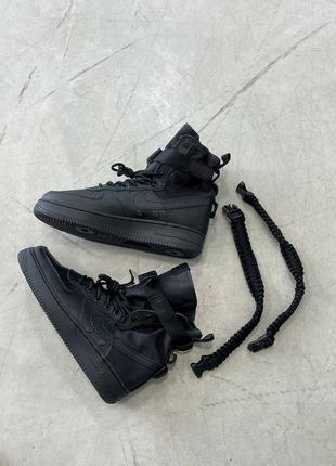 Мужские кроссовки nike air force special field mono black.3 фото