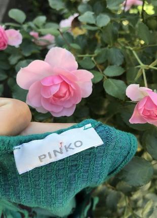 Стрейчевая майка с принтом pinko8 фото