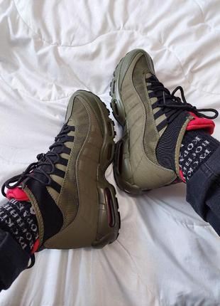 Чоловічі кросівки nike air max 95 sneakerboot green9 фото