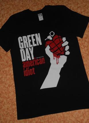 Футболка green day american idiot/рок мерч