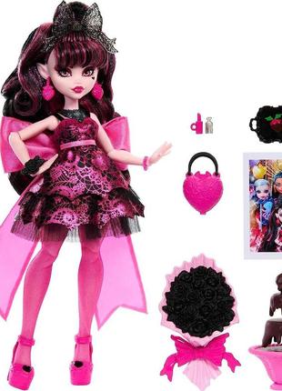 Кукла монстер хай дракулаура бал монстров monster high draculaura monster ball party hnf68