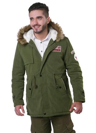 Парка мужская зимняя "army green"