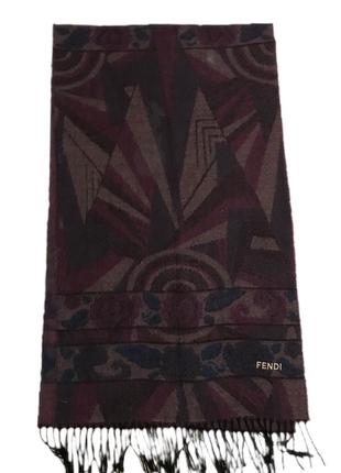 Хустка шарф fendi aztec geometric