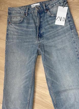 Джинсы мом премиум качество zara джинсовые штаны1 фото