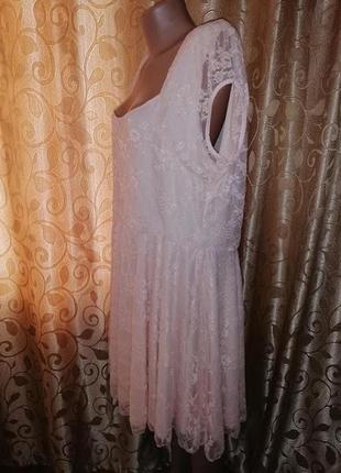 🧡🧡🧡новое(сток), красивое кружевное, гипюровое женское короткое платье boohoo🧡🧡🧡9 фото