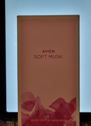 Туалетна вода avon soft musk