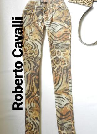 ⛔✅ джинсы roberto cavalli тигровый принт1 фото