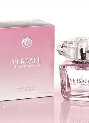 Женские духи versace bright crystal (версачий брайт кристалл) 90 мл флакон в стекле