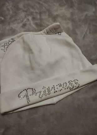 Шапка с ушками princess