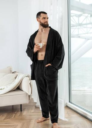 Чоловічий піжамний домашній костюм4 фото